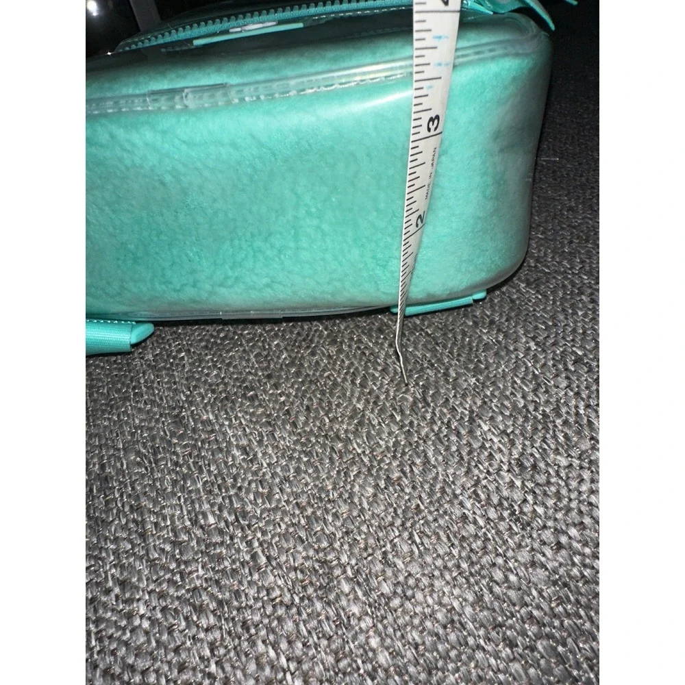 UGG Danni Clear Mini Backpack Sage Green Faux Shearling TPU 1113835 NWOT